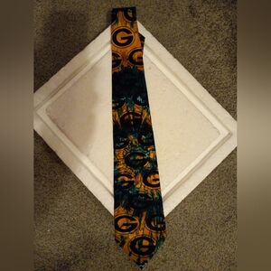 nfl eagles wings green bay packers neck tie 100 silk vibrant colors tye dye look